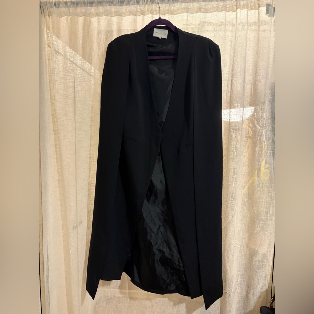 Lavish Alice Maxi Cape Blazer